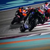 Fabio Quartararo von Monster Energy Yamaha MotoGP hat im 22 Runden langen Rennen des Grand Prix von Katar alles aus seiner YZR-M1 geholt.